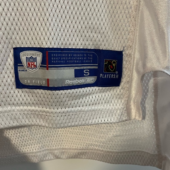 Reebok NFL White New York Giants Jersey- Tiki Barber #21 - Picture 5 of 7